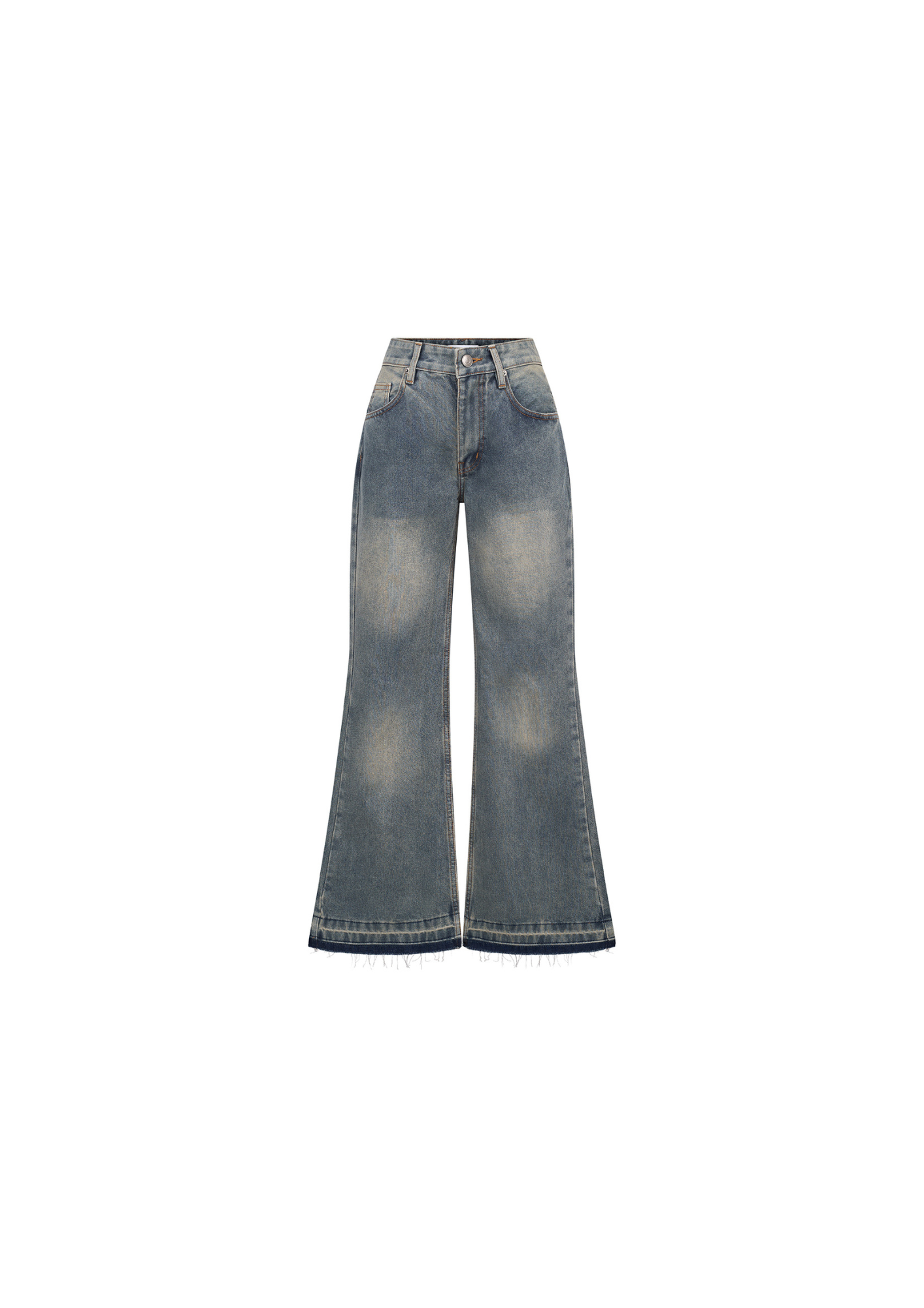 Blue Wash Flare Jeans