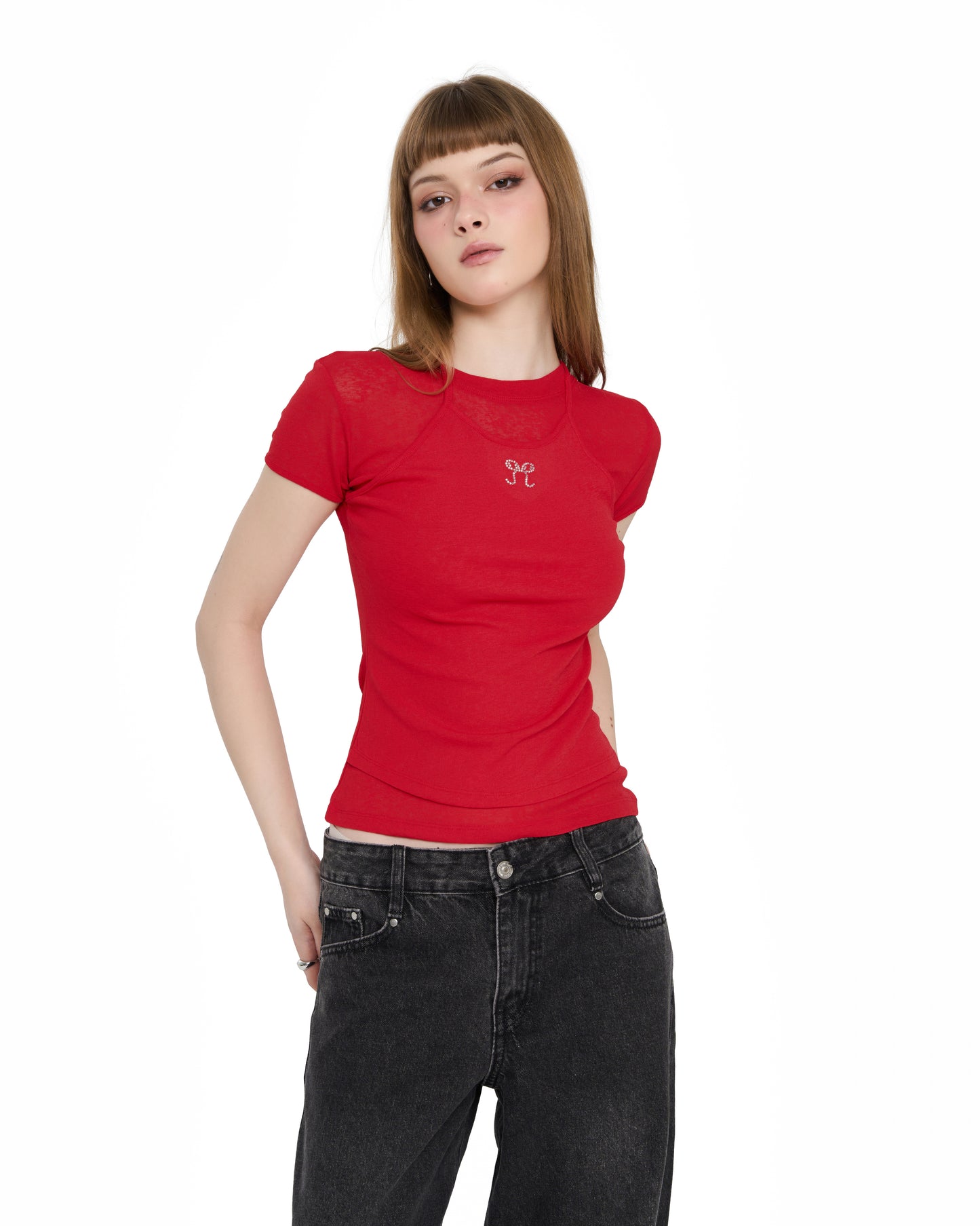 Red Clara Top