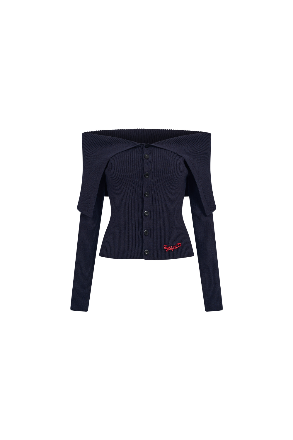 CP Blue Long Taylor Top