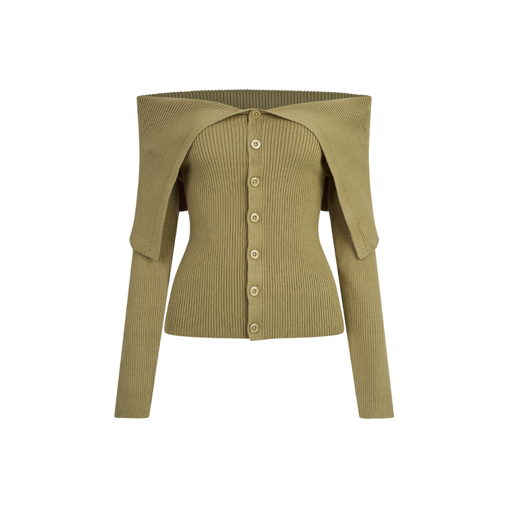 Brown Long Taylor Top