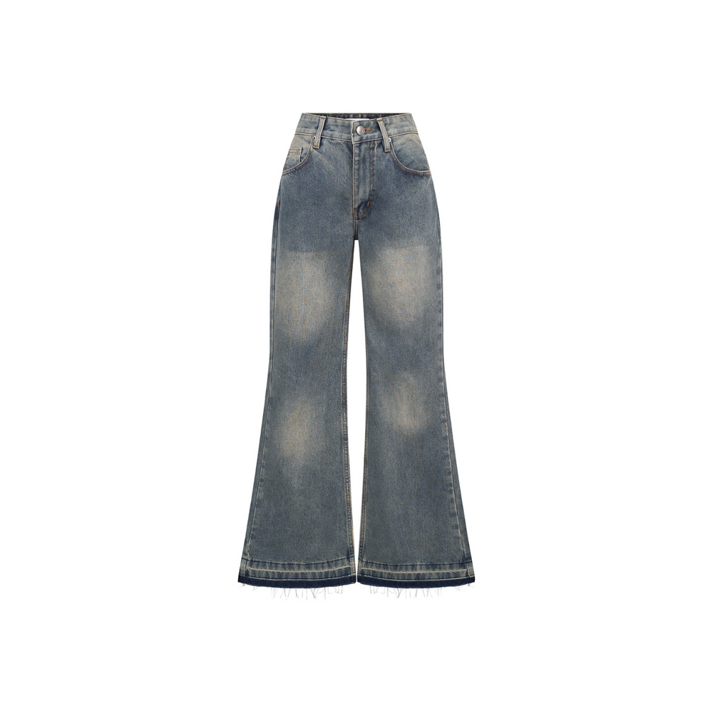 Blue Wash Flare Jeans
