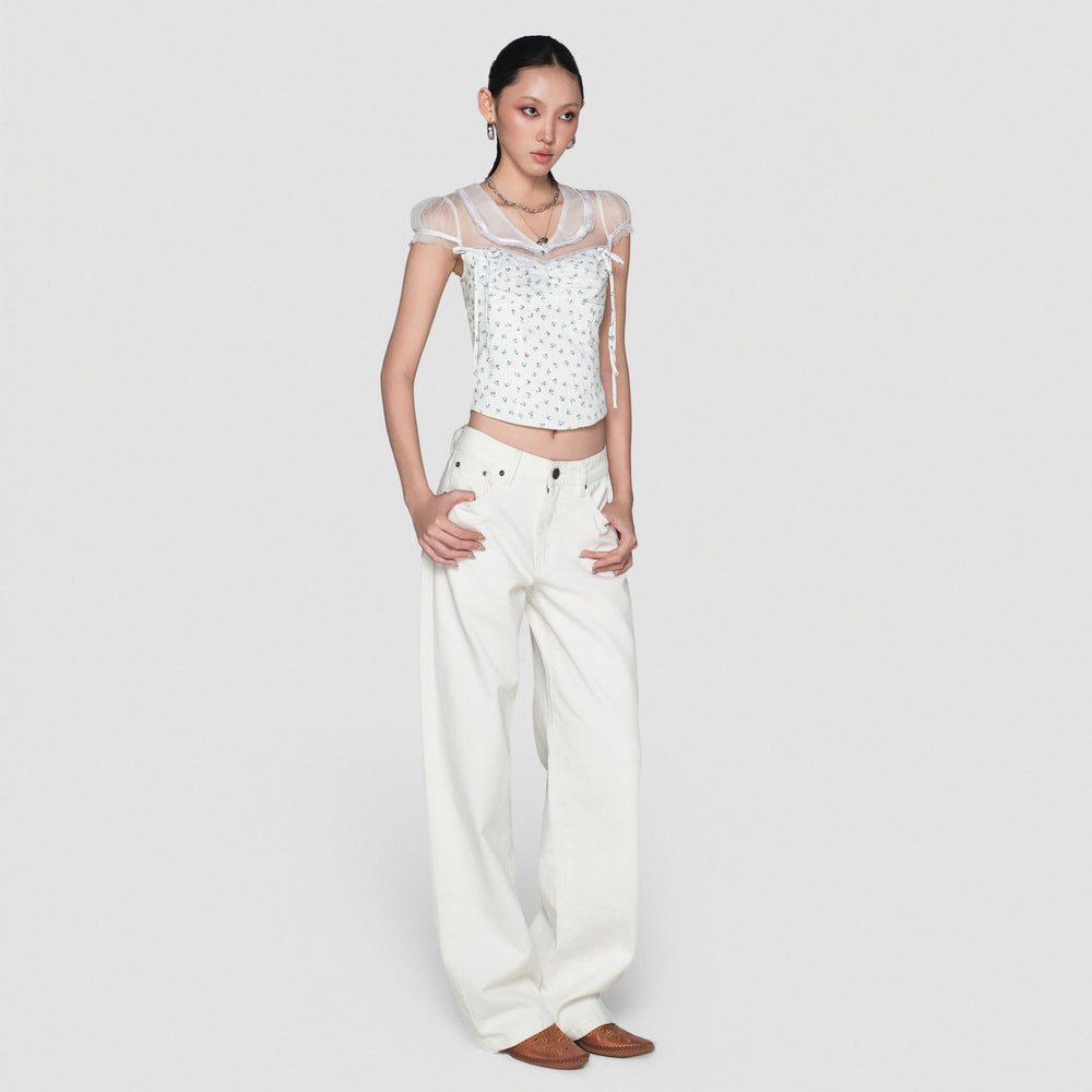 
                      
                        Smoke Baggy Pants - White
                      
                    
