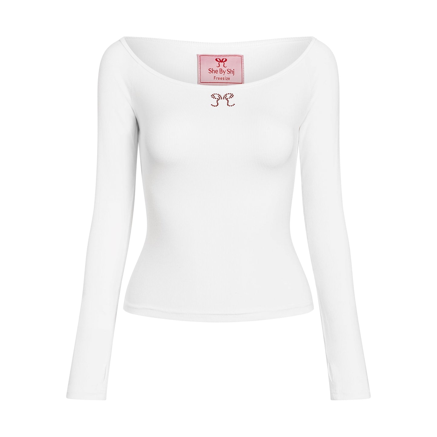 White Long Sleeve Top