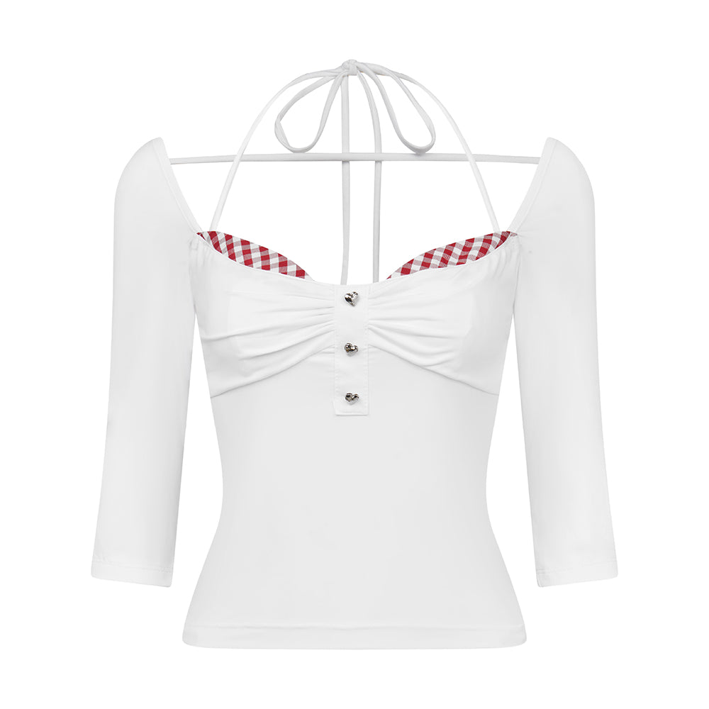 White Cara Top