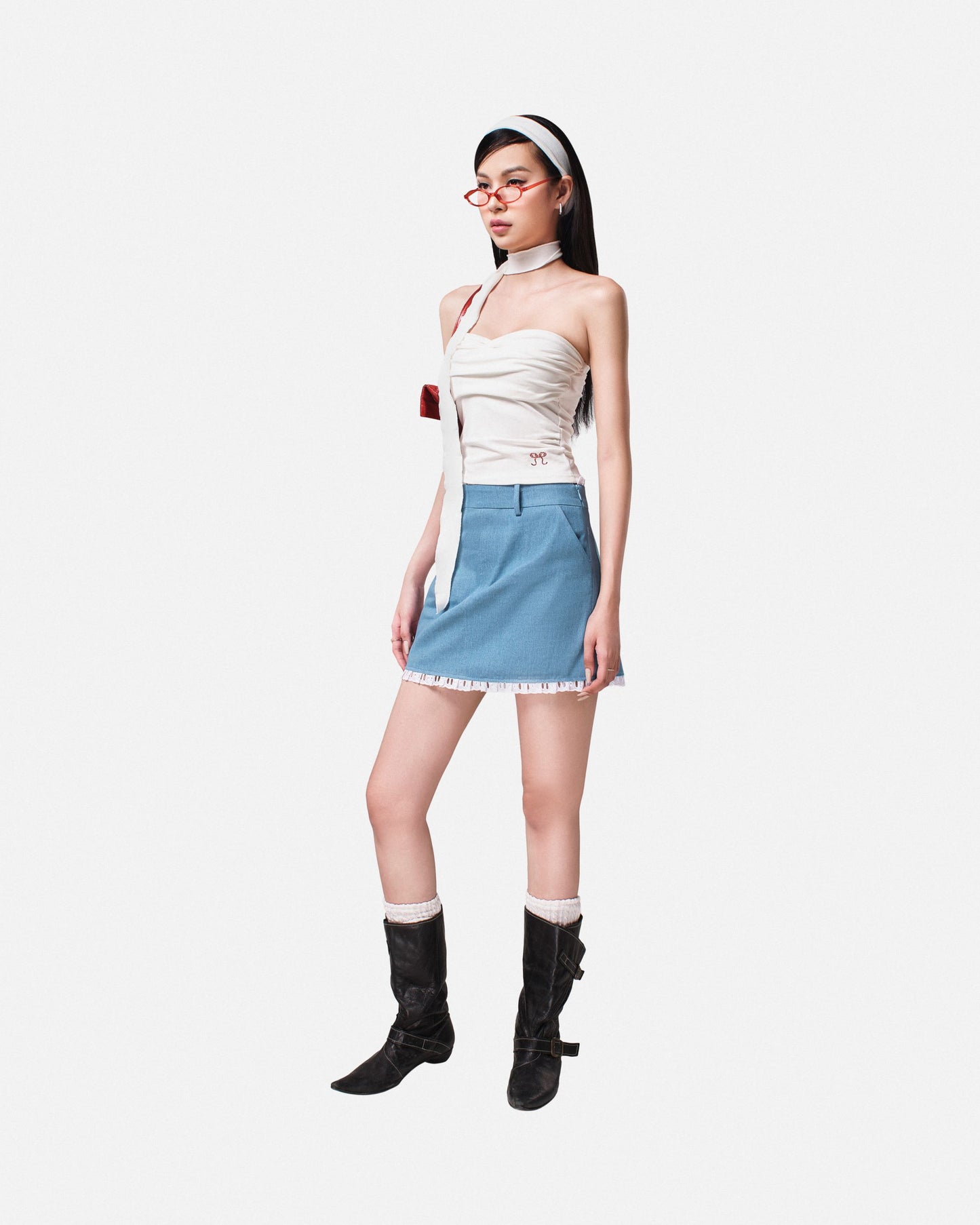 Blue Peri Skort