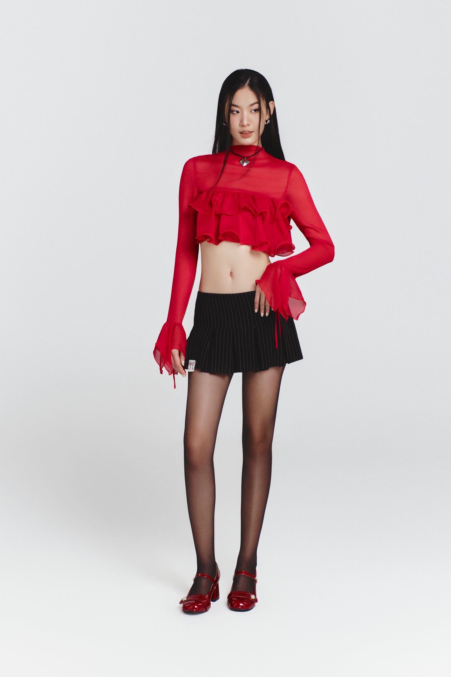 Red Hibicus Top