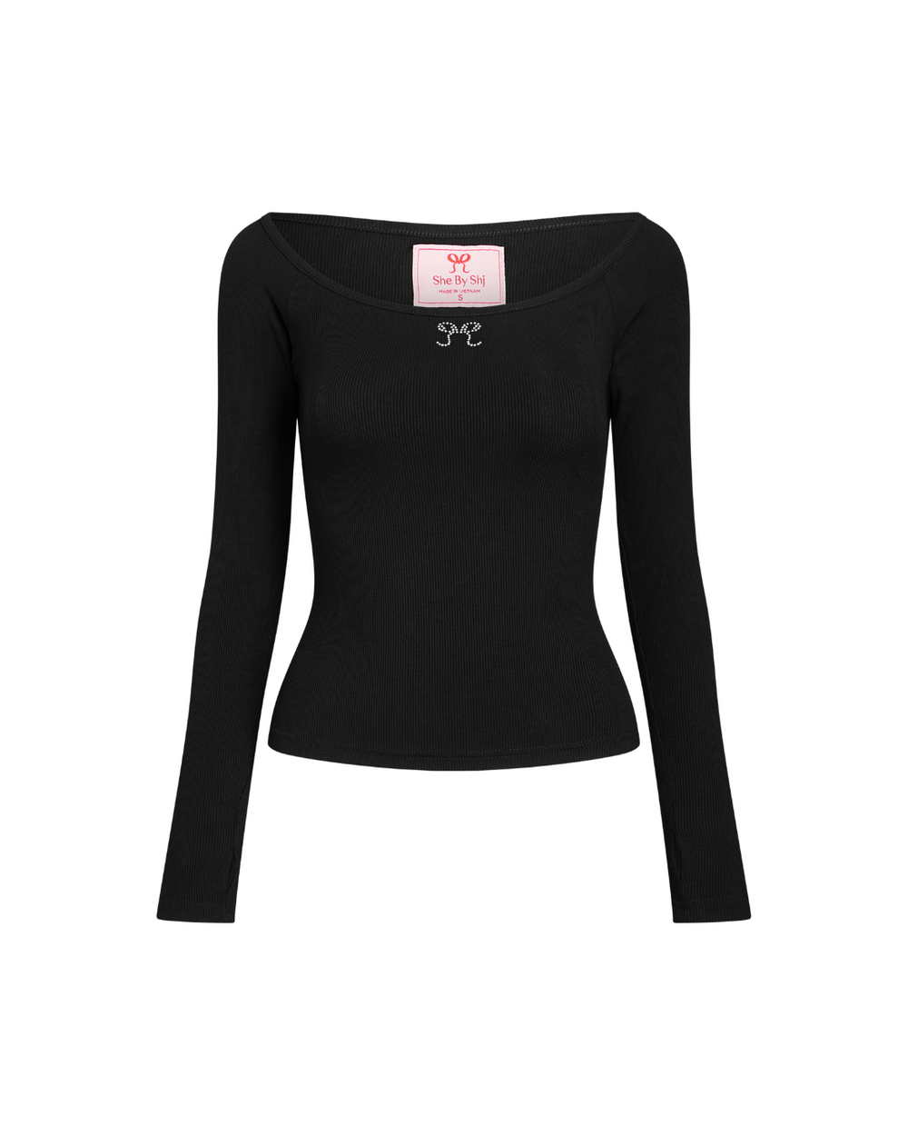 Black Long Sleeve Top