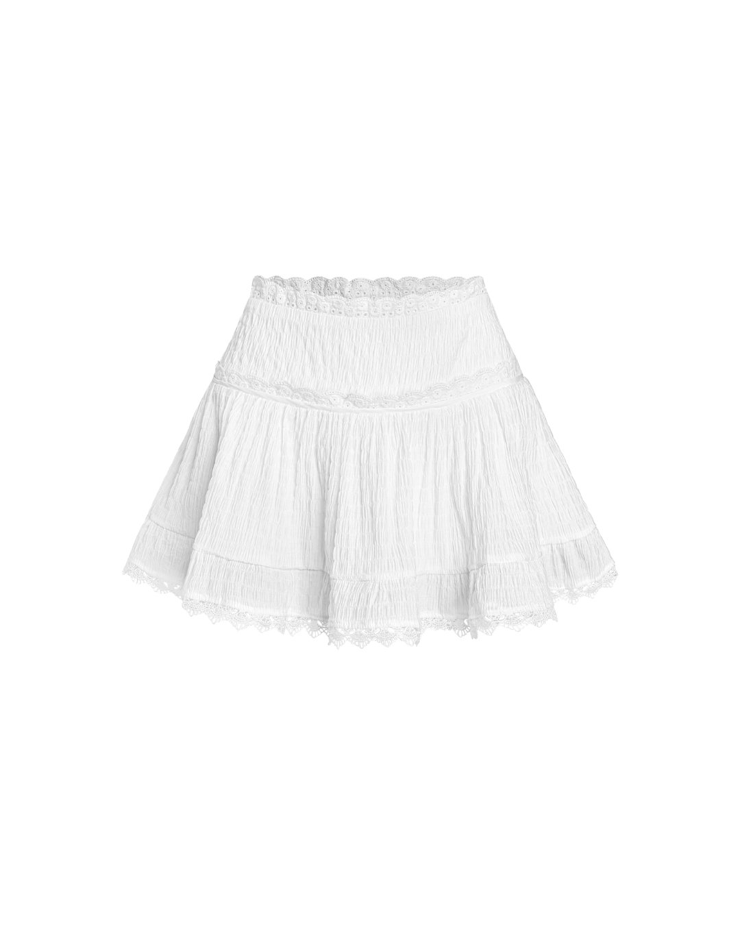 White Mini Skirt