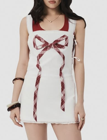 Bow Jumper Dress